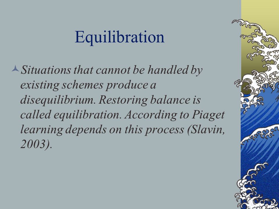 Equilibration