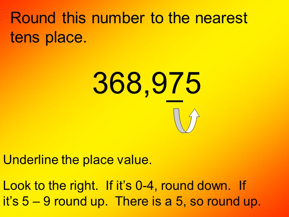 Round this number to the nearest tens place.