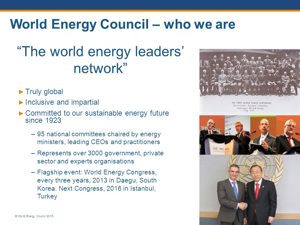 The world energy leaders’ network