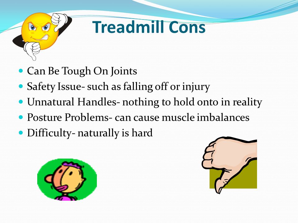 Treadmill Cons Can Be Tough On Joints