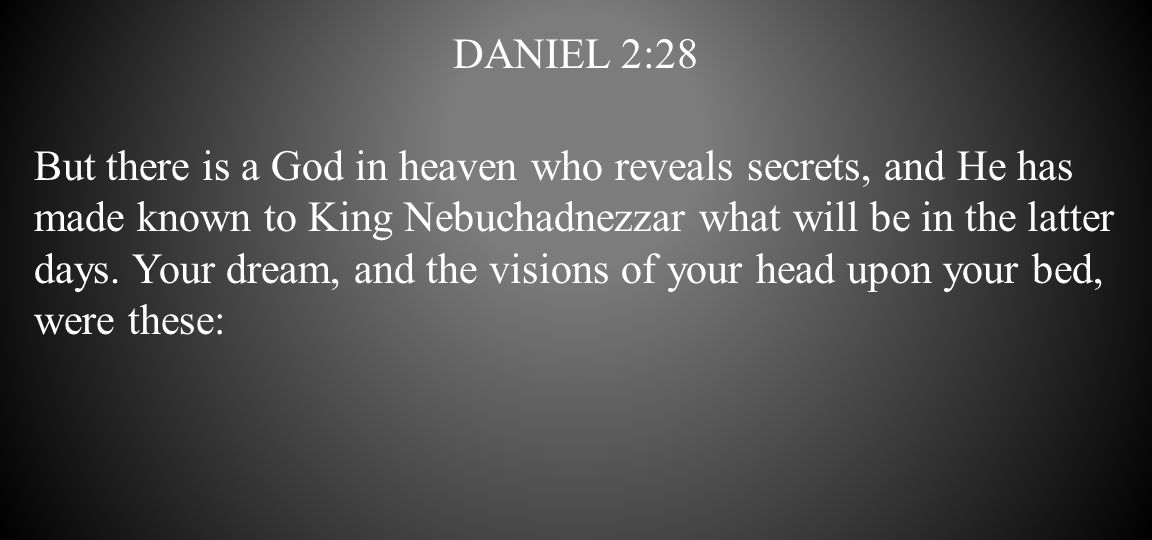 Daniel 2:28