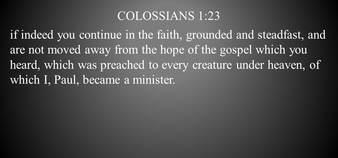 Colossians 1:23