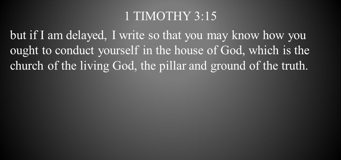 1 timothy 3:15
