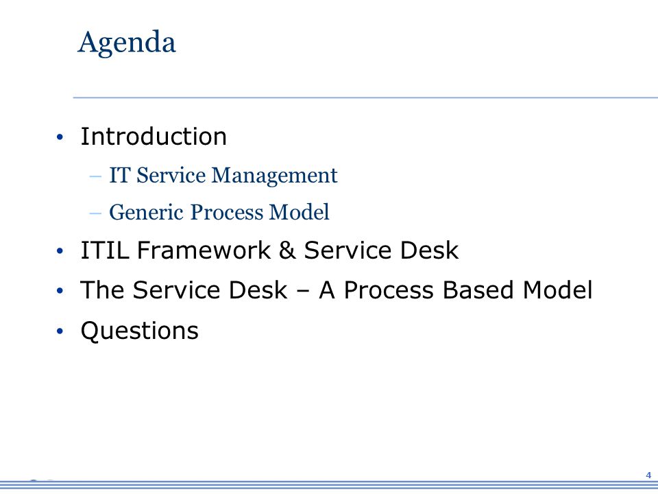 Process And The Service Desk Ppt Download