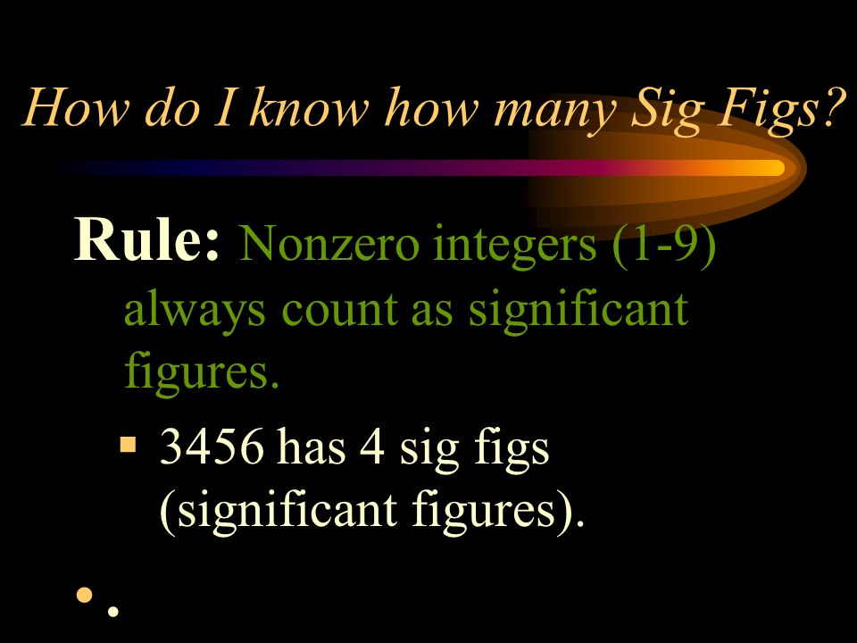 How do I know how many Sig Figs