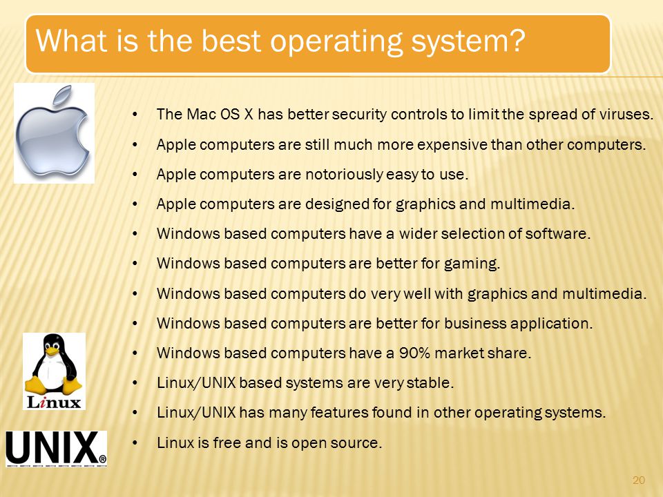 What is the best operating system