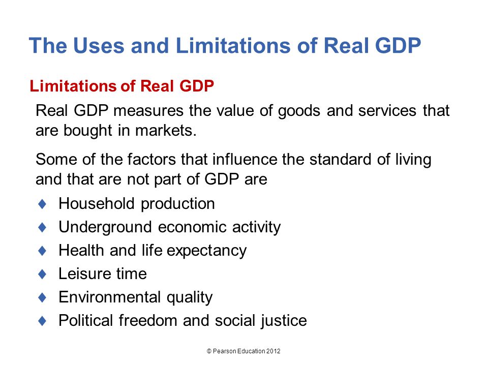 The Uses and Limitations of Real GDP