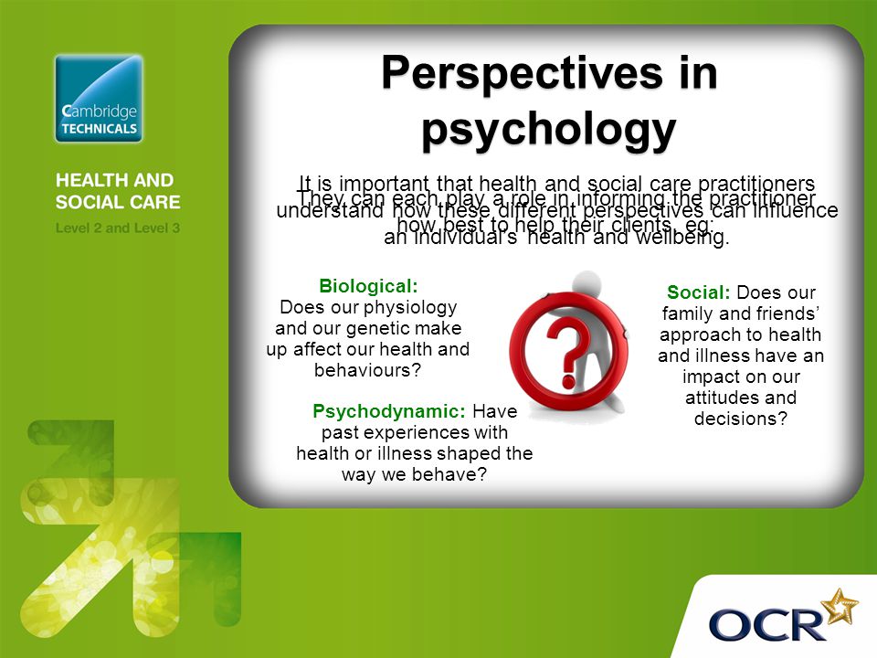 sociological perspectives for health and social care
