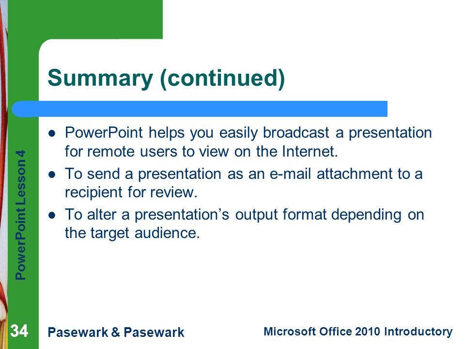 office remote for powerpoint 2010