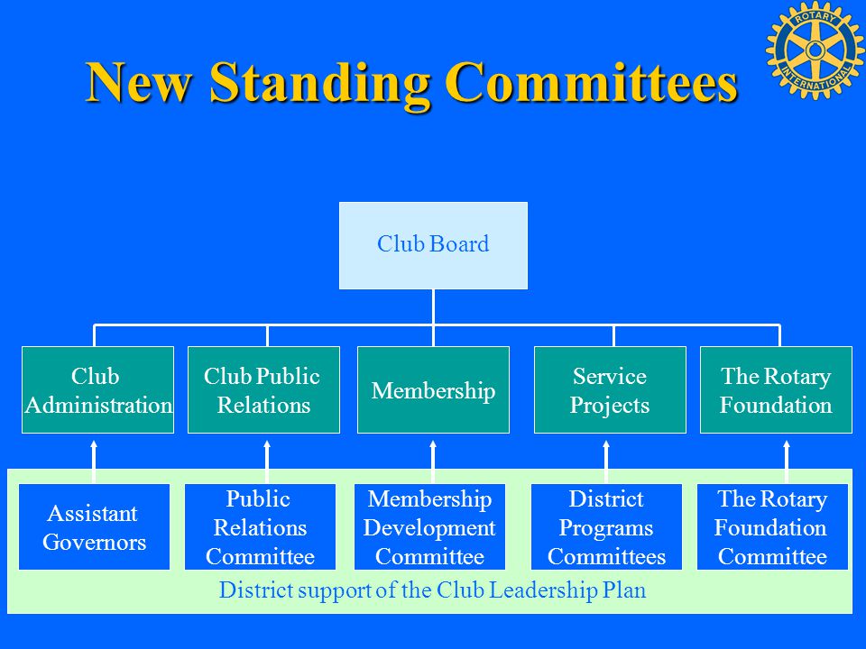 New Standing Committees
