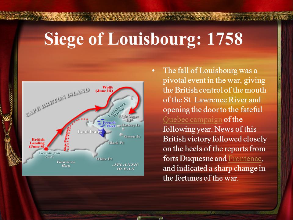 Siege of Louisbourg: 1758
