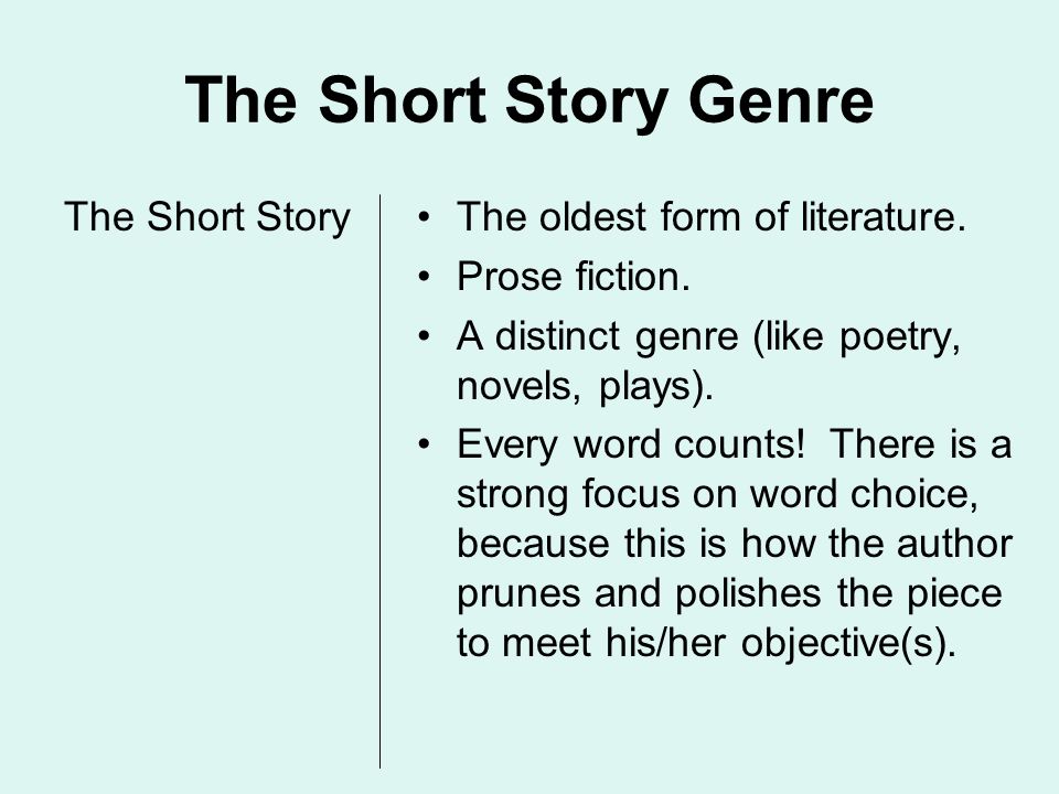 The Short Story. - ppt download