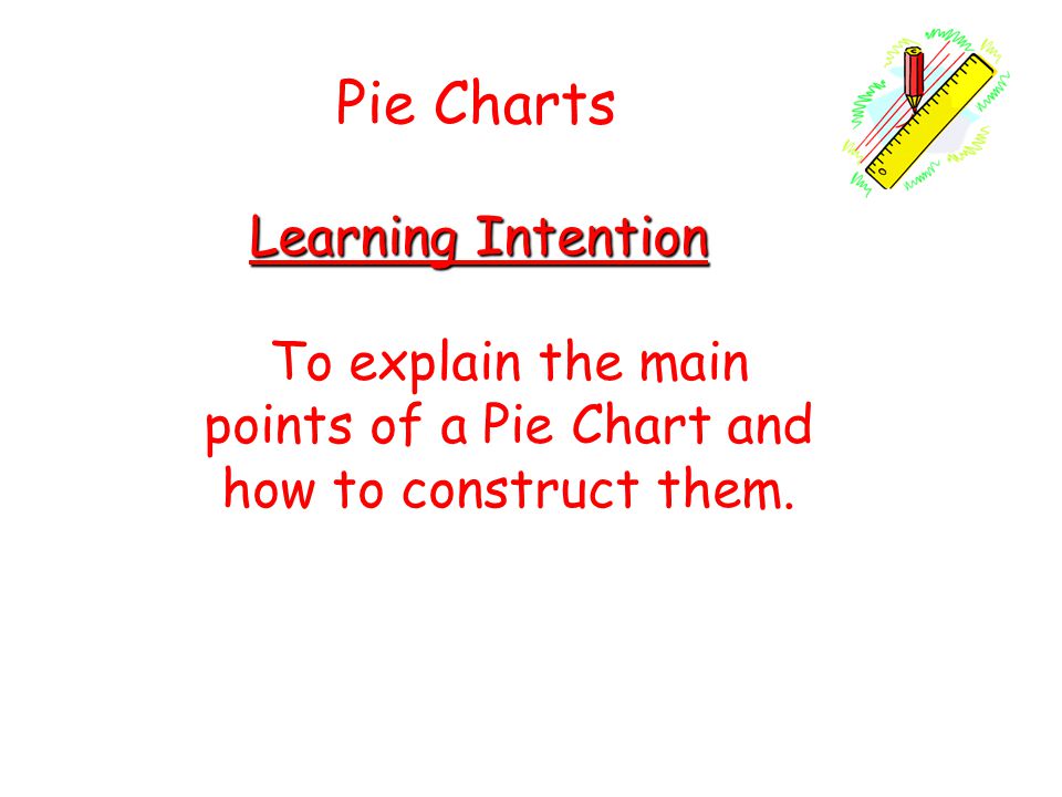 To explain the main points of a Pie Chart and how to construct them.