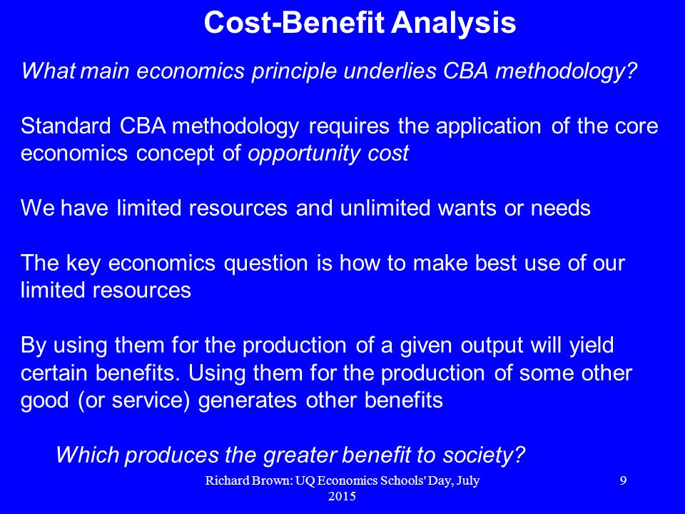 Cost benefit analysis on young careers
