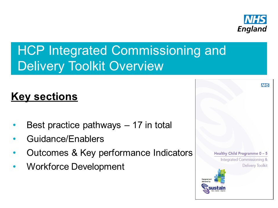 HCP Integrated Commissioning and Delivery Toolkit Overview