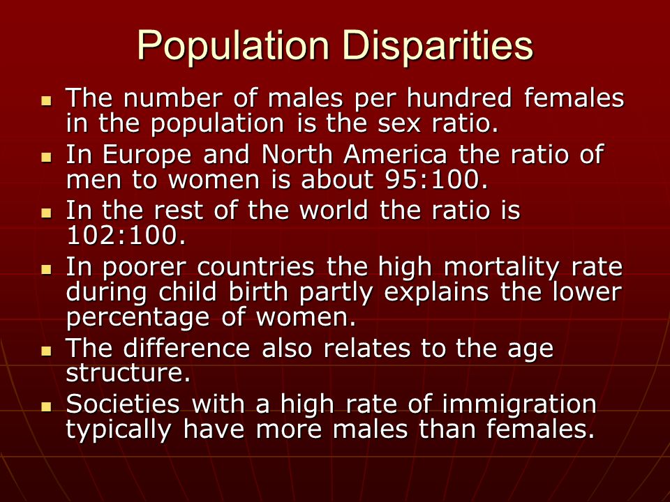 Population Disparities