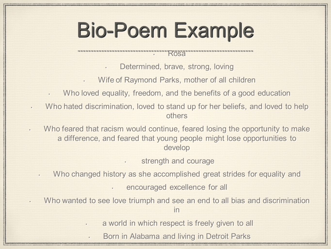 Bio Poem Miguel A. Arce Ramos English 29th. - ppt video online download