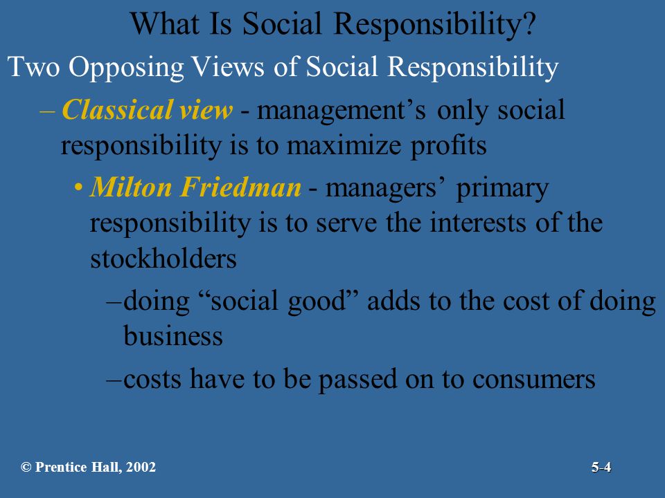 What Is Social Responsibility