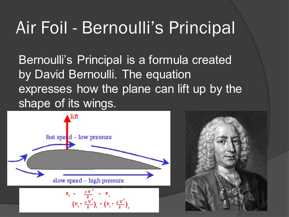 Air Foil - Bernoulli’s Principal