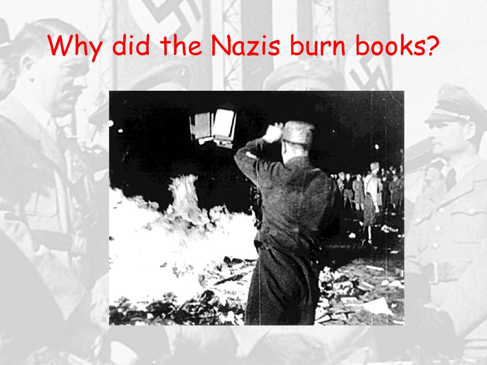 Why did the Nazis burn books