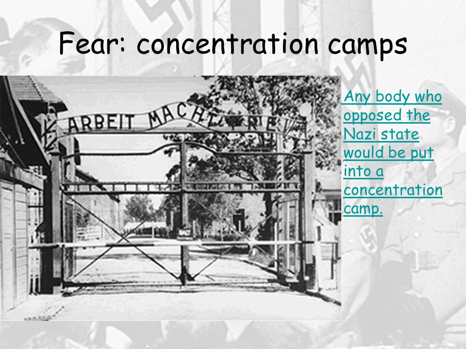 Fear: concentration camps