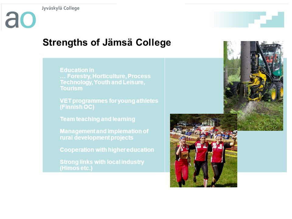 Strengths of Jämsä College