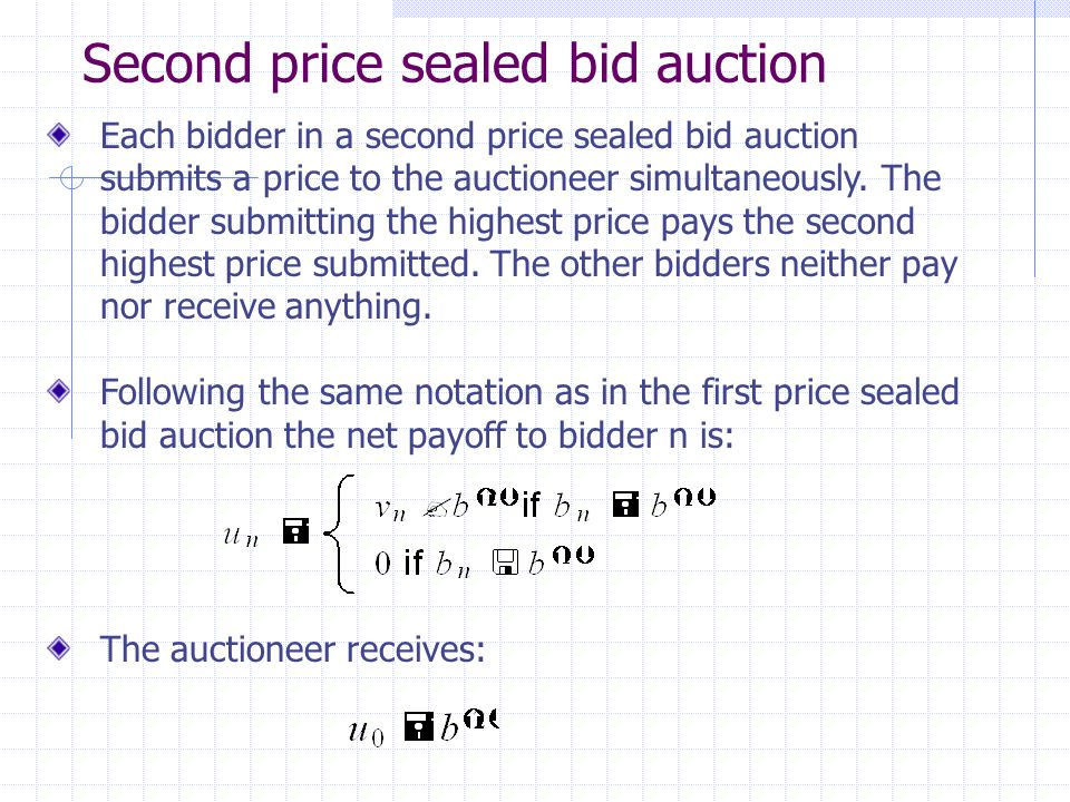 Chapter 19 Equivalence Types of Auctions Strategic Equivalence - ppt video  online download