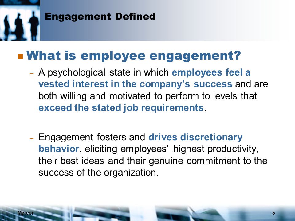 concept of employee engagement