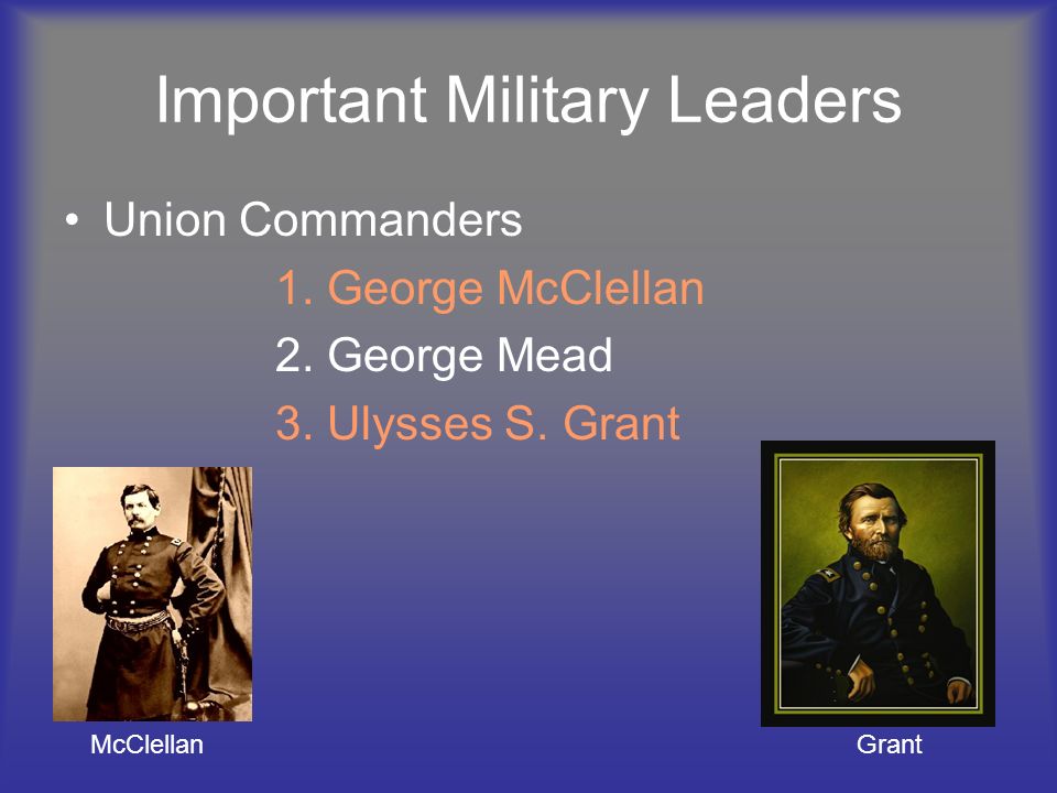Important Military Leaders