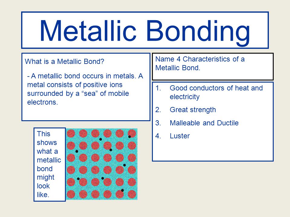 Instance properties. Metallic Bond. Metallic bonding. Metallic Chemical Bond. Metallic Bond properties.