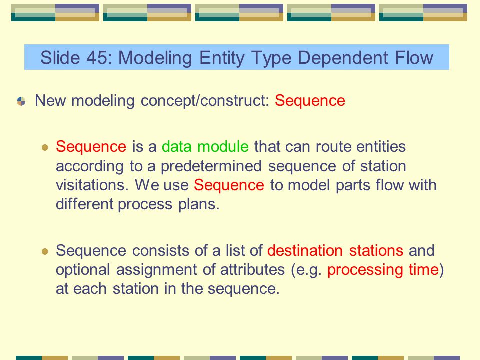 Slide 45: Modeling Entity Type Dependent Flow