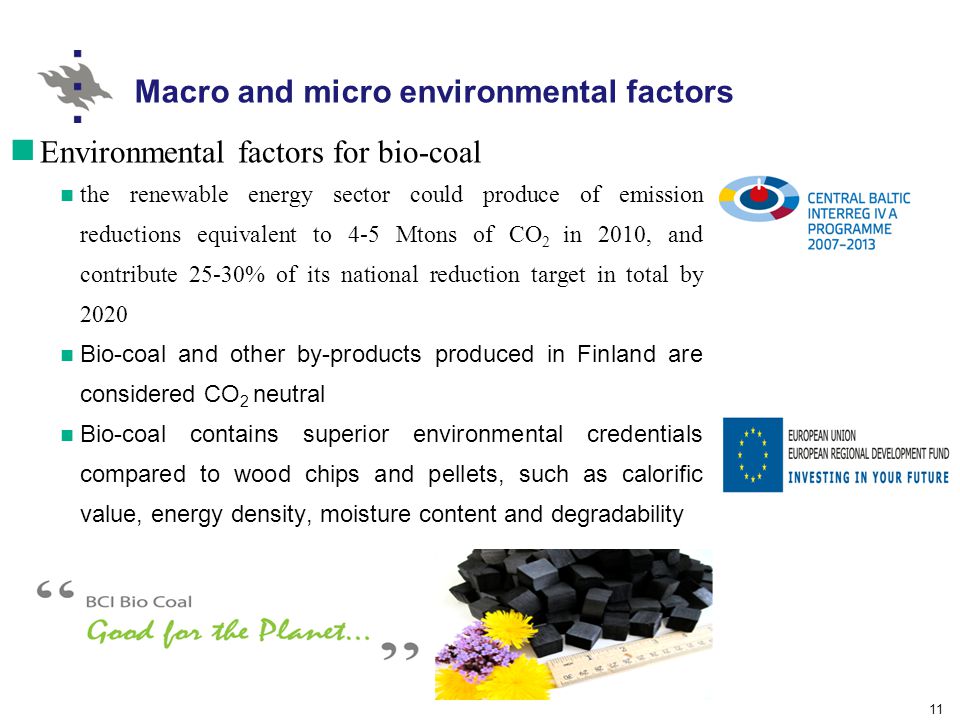 Macro and micro environmental factors