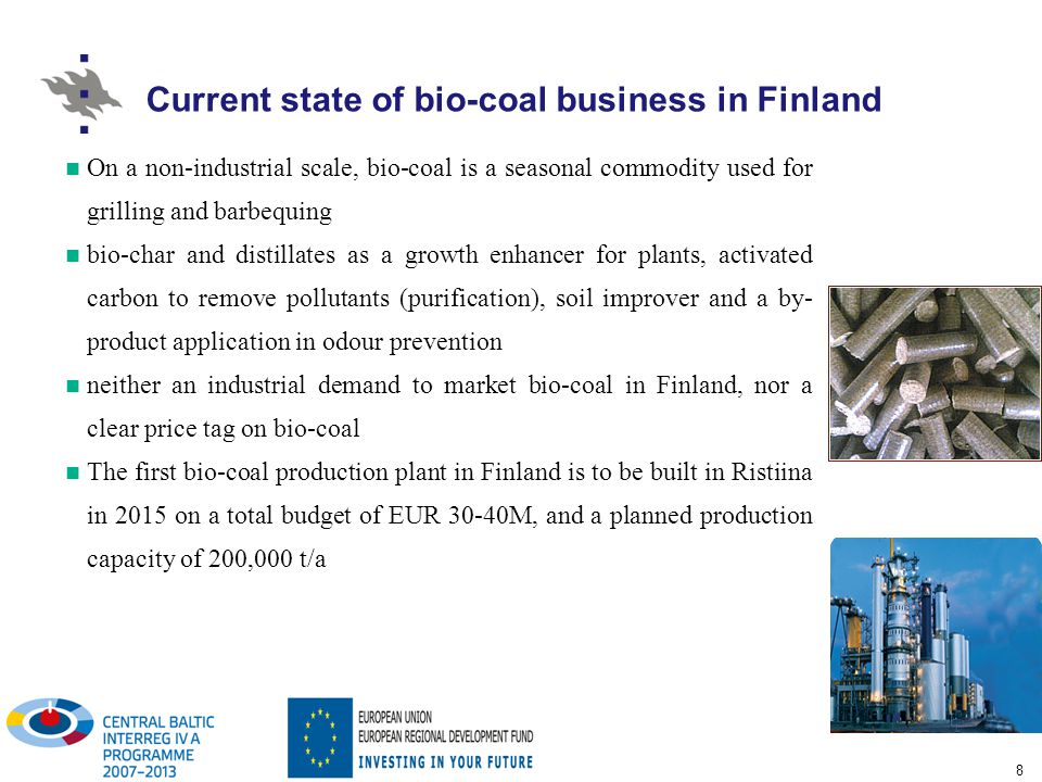 Current state of bio-coal business in Finland