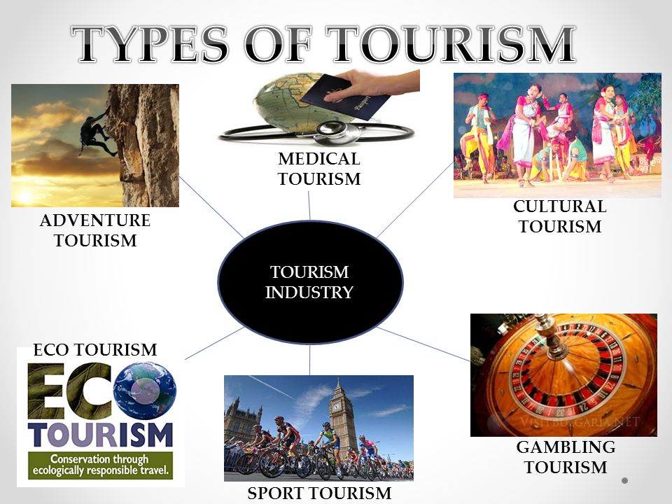 TYPES OF TOURISM MEDICAL TOURISM CULTURAL TOURISM ADVENTURE TOURISM