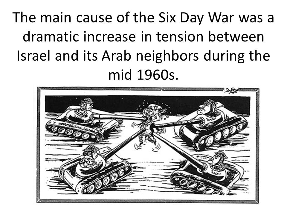 six day war 1967 cartoon