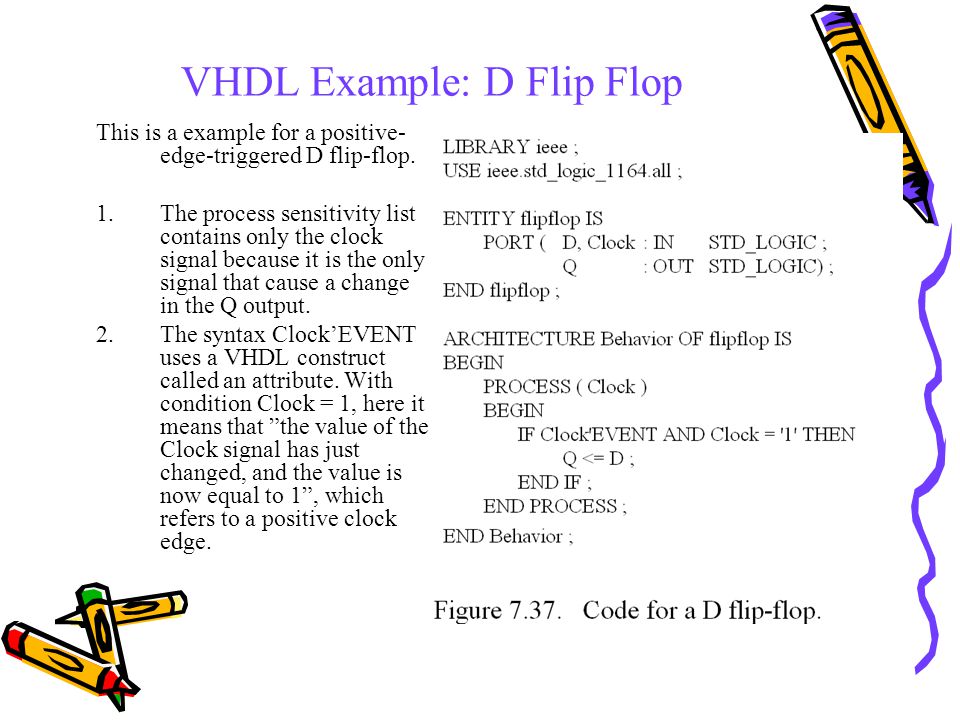 Vhdl Code For Synchronous Counter Using D Flip Flop