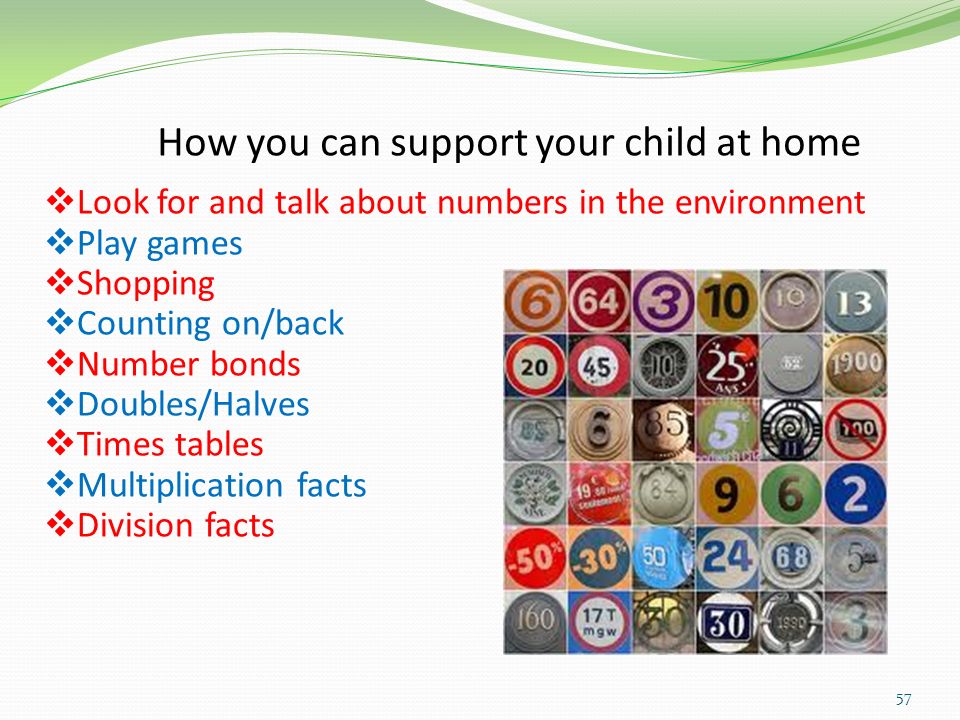 How you can support your child at home
