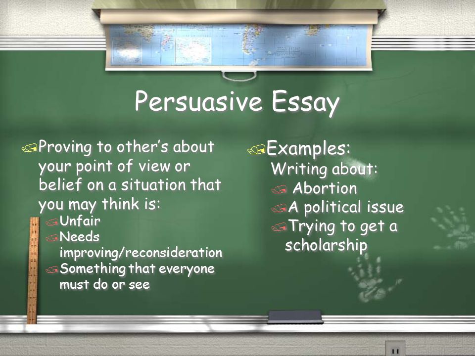 Persuasive Essay Examples: