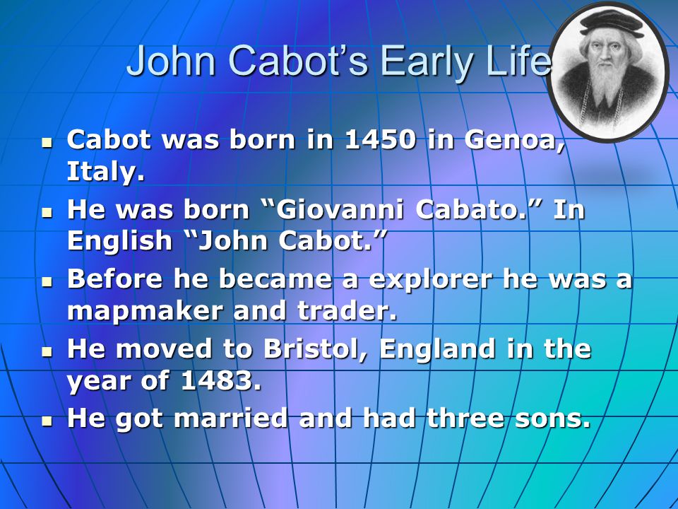 when was john cabot born
