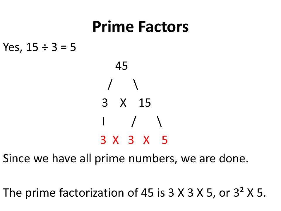 Prime Factors