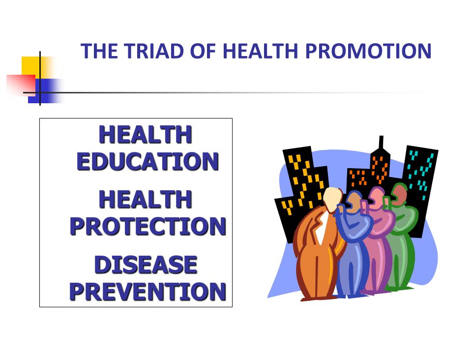 THE TRIAD OF HEALTH PROMOTION