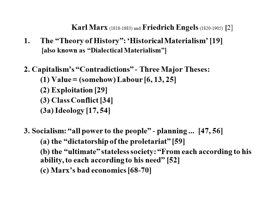 theory of class struggle by karl marx