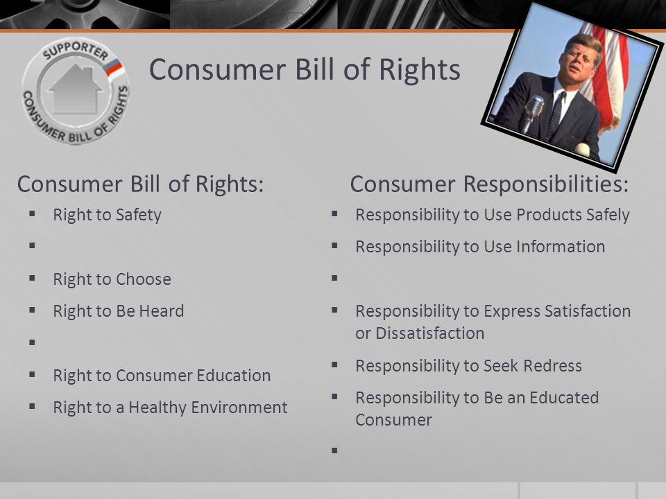 Consumer Bill of Rights