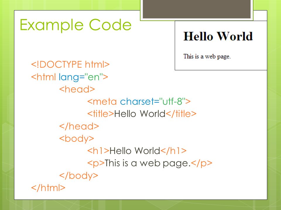 Basics of HTML. - ppt download