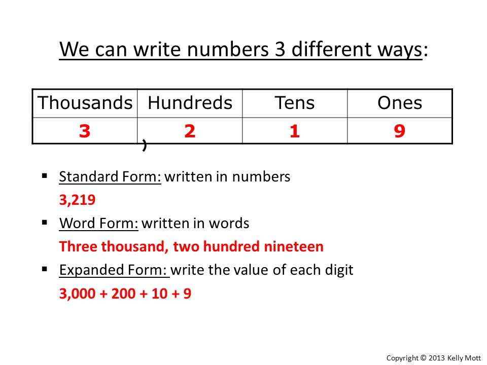 Three Ways To Write A Number To The Hundred Thousands Place Ppt Video Online Download
