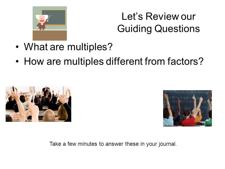 Let’s Review our Guiding Questions