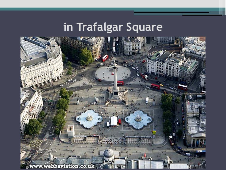 in Trafalgar Square