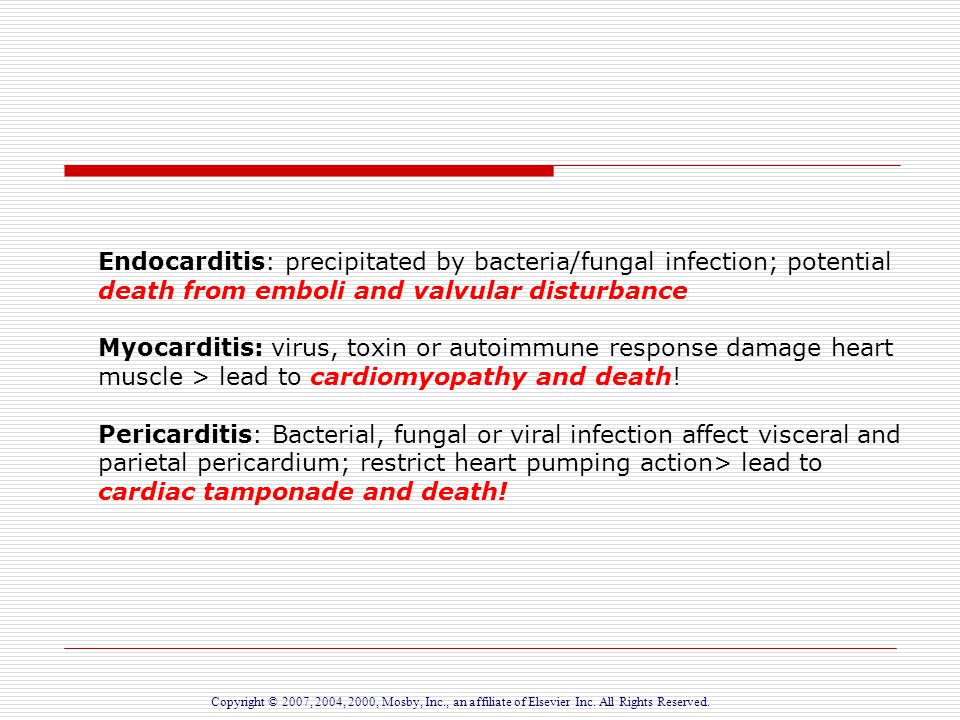 Inflammatory Disorders Of The Heart Ppt Download
