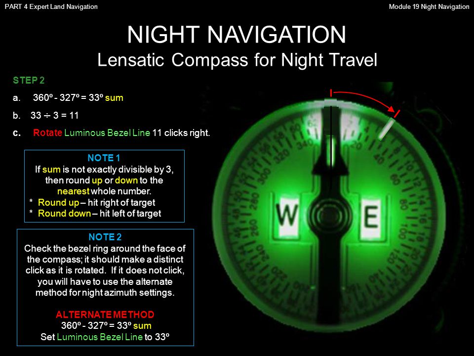 USING THE MILITARY LENSATIC COMPASS - ppt download