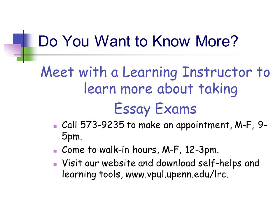 Meet with a Learning Instructor to learn more about taking